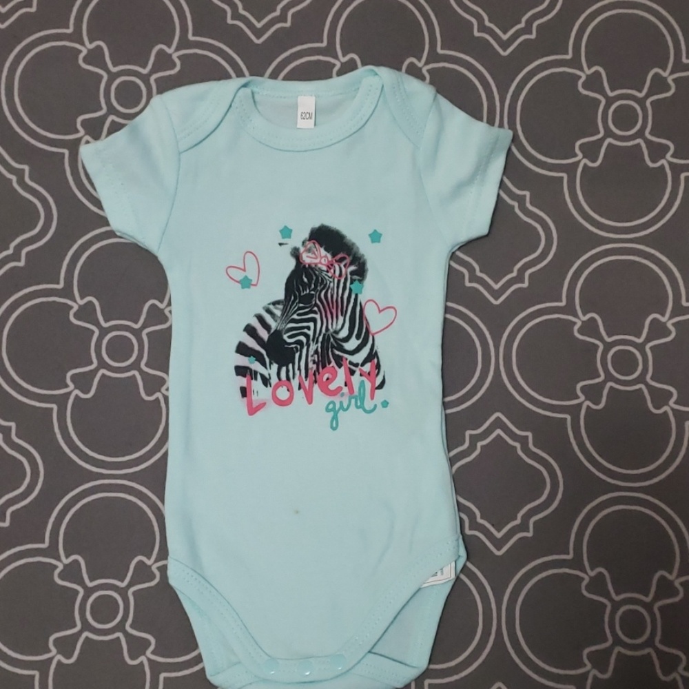 Lovely Girls Zebra Onesie